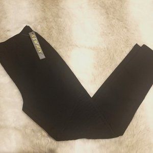 New Mix Stretch Moto Legging Pants with Back Pock
